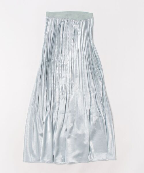 aimoha（アイモハ）の「シルク調　プリーツミディロングスカート　フォーマルにも（スカート・レディース・ベージュ/ブルー/ホワイト・FREE）」の17枚目の写真