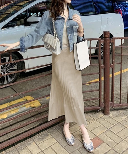 aimoha（アイモハ）の「シルク調　プリーツミディロングスカート　フォーマルにも（スカート・レディース・ベージュ/ブルー/ホワイト・FREE）」の13枚目の写真