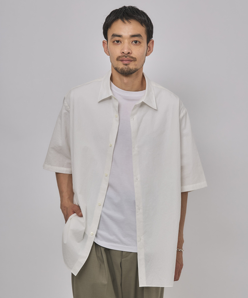 Ets.materiaux ショートスリーブシャツ ETS.MATERIAUX(マテリオ) フレンチワーク ショートスリーブ
