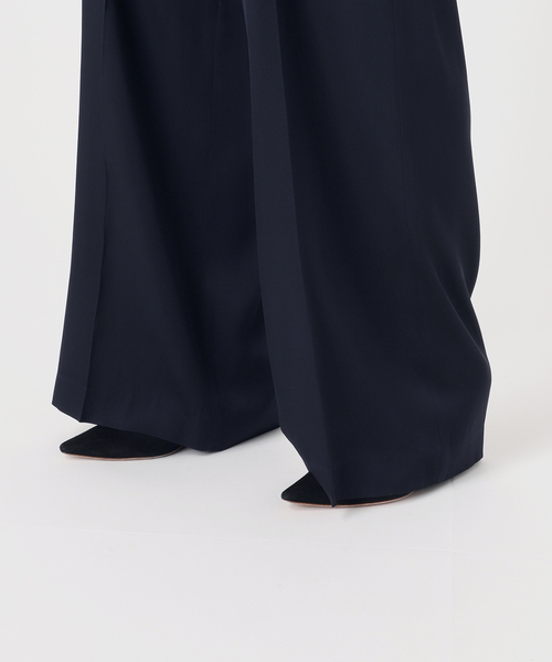 Deuxieme Classe(ドゥーズィエムクラス)の「*追加 SILK SATIN イージーパンツ(その他パンツ・レディース・ネイビー/ブラウン・34/36/38)」の9枚目の写真