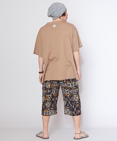 チャイハネ(チャイハネ)の「【チャイハネ】マッチ香プリントTシャツXL(Tシャツ/カットソー・メンズ・ブラック/グリーン/ライトベージュ/ネイビー/オレンジ/レッド/ホワイト・XL)」の14枚目の写真