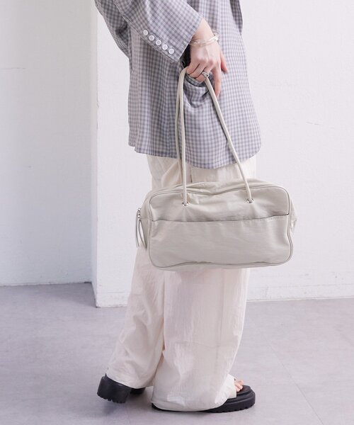 mystic(ミスティック)の「スクエアショルダーBAG(ショルダーバッグ・レディース・ブラウン/アイボリー・ONE SIZE)」の8枚目の写真