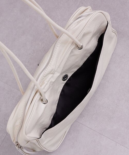 mystic(ミスティック)の「スクエアショルダーBAG(ショルダーバッグ・レディース・ブラウン/アイボリー・ONE SIZE)」の11枚目の写真