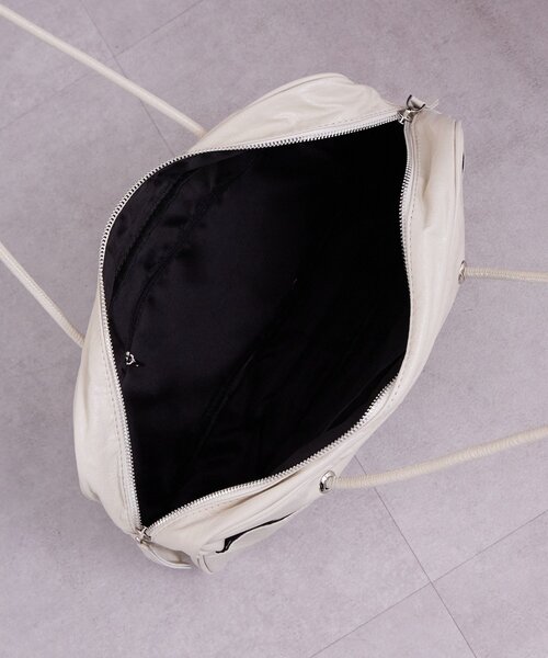 mystic(ミスティック)の「スクエアショルダーBAG(ショルダーバッグ・レディース・ブラウン/アイボリー・ONE SIZE)」の12枚目の写真