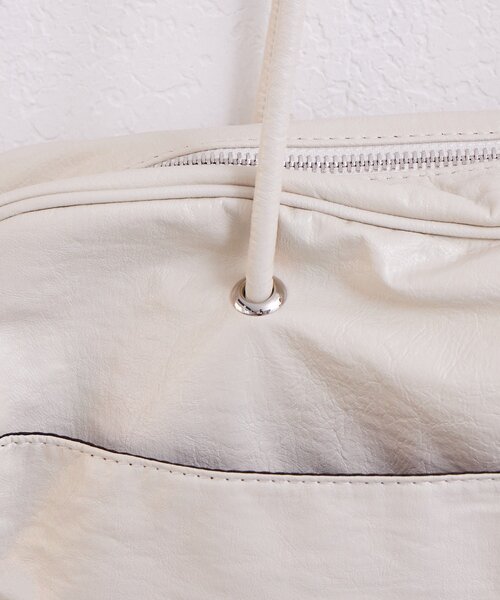 mystic(ミスティック)の「スクエアショルダーBAG(ショルダーバッグ・レディース・ブラウン/アイボリー・ONE SIZE)」の13枚目の写真