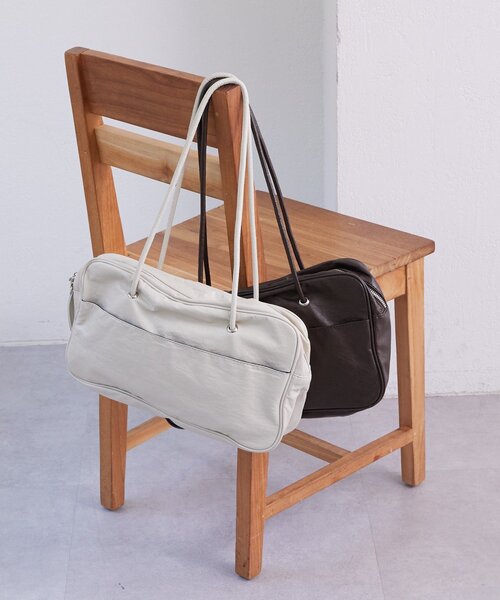 mystic(ミスティック)の「スクエアショルダーBAG(ショルダーバッグ・レディース・ブラウン/アイボリー・ONE SIZE)」の15枚目の写真