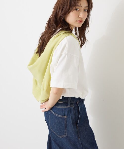 AMERICAN HOLIC（アメリカンホリック）の「TEN DROP ロゴTシャツ（Tシャツ/カットソー・レディース・ピンク/オフホワイト/ブラック・M/L）」の16枚目の写真