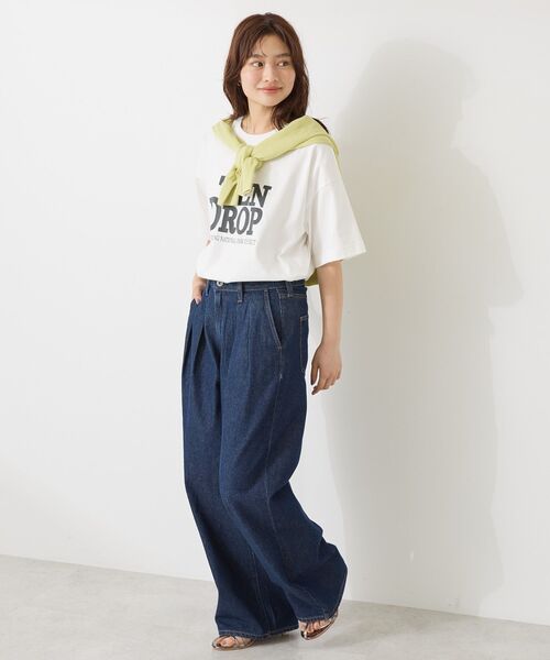 AMERICAN HOLIC（アメリカンホリック）の「TEN DROP ロゴTシャツ（Tシャツ/カットソー・レディース・ピンク/オフホワイト/ブラック・M/L）」の17枚目の写真