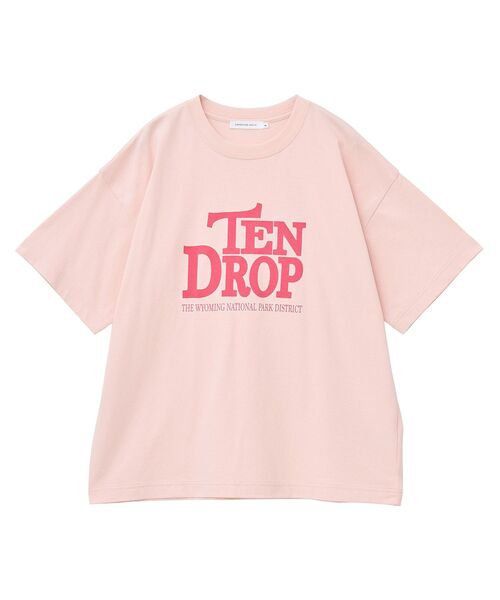 AMERICAN HOLIC（アメリカンホリック）の「TEN DROP ロゴTシャツ（Tシャツ/カットソー・レディース・ピンク/オフホワイト/ブラック・M/L）」の19枚目の写真