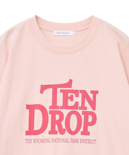 AMERICAN HOLIC（アメリカンホリック）の「TEN DROP ロゴTシャツ（Tシャツ/カットソー・レディース・ピンク/オフホワイト/ブラック・M/L）」の21枚目の写真