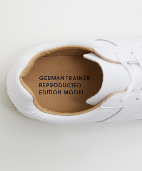 MEN'S MELROSE(メンズメルローズ)の「42500 GERMAN TRAINER / ジャーマントレーナー | レザースニーカー(スニーカー・メンズ・ホワイト/ブラック・40/42/41)」の8枚目の写真