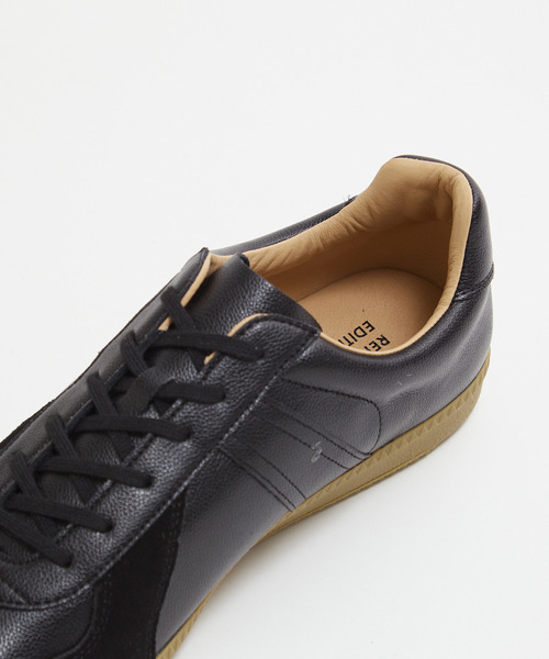 MEN'S MELROSE(メンズメルローズ)の「42500 GERMAN TRAINER / ジャーマントレーナー | レザースニーカー(スニーカー・メンズ・ホワイト/ブラック・40/42/41)」の16枚目の写真