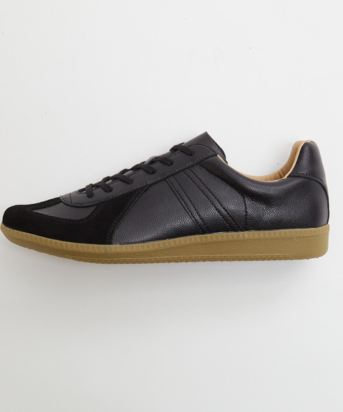 MEN'S MELROSE(メンズメルローズ)の「42500 GERMAN TRAINER / ジャーマントレーナー | レザースニーカー(スニーカー・メンズ・ホワイト/ブラック・40/42/41)」の15枚目の写真