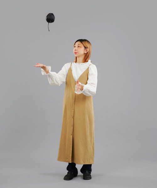 hellolulu(ハロルル)の「Hellolulu(ハロルル)Ovi パッカブルマーケットバッグ(エコバッグ/サブバッグ・レディース・カーキ/ブラック/パープル/ライトグレー/キャメル・ONE SIZE/ONESIZE)」の22枚目の写真