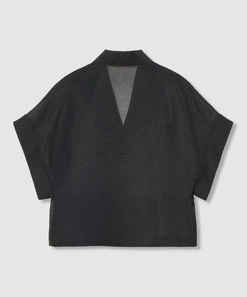 ANAYI（アナイ）の「シアーオーガンフレンチスリーブジャケット（ダウンジャケット/コート・レディース・ブラウン/ブラック・36/38）」の20枚目の写真