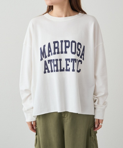 PUAL CE CIN(ピュアルセシン)の「インレイショートプルオーバー(Tシャツ/カットソー・レディース・オフホワイト/グレー・FREE)」の15枚目の写真