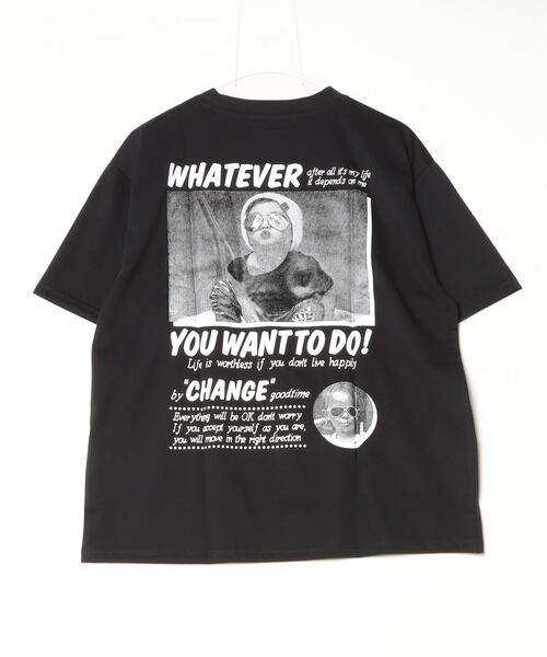 En serio TOKYO（エンソリオトーキョー）の「グラフィックプリントTシャツ（Tシャツ/カットソー・メンズ・ホワイト系その他2/ブラック系その他/ブラック系その他2/ホワイト系その他・MEDIUM/LARGE）」の8枚目の写真