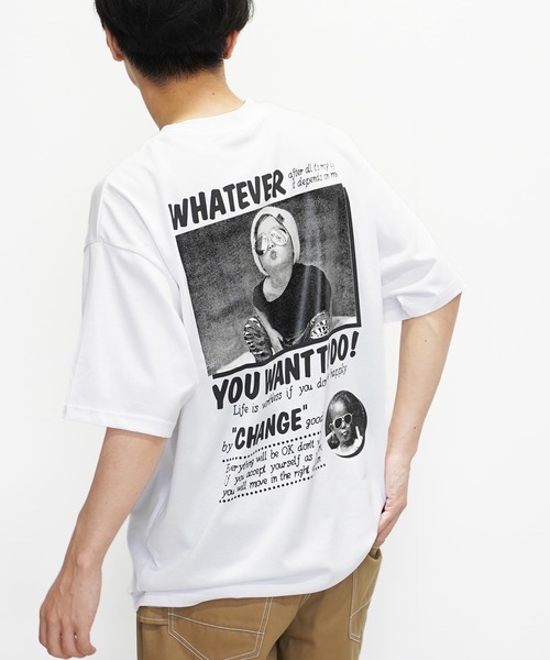 En serio TOKYO（エンソリオトーキョー）の「グラフィックプリントTシャツ（Tシャツ/カットソー・メンズ・ホワイト系その他2/ブラック系その他/ブラック系その他2/ホワイト系その他・MEDIUM/LARGE）」の2枚目の写真