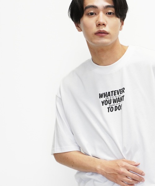 En serio TOKYO（エンソリオトーキョー）の「グラフィックプリントTシャツ（Tシャツ/カットソー・メンズ・ホワイト系その他2/ブラック系その他/ブラック系その他2/ホワイト系その他・MEDIUM/LARGE）」の20枚目の写真