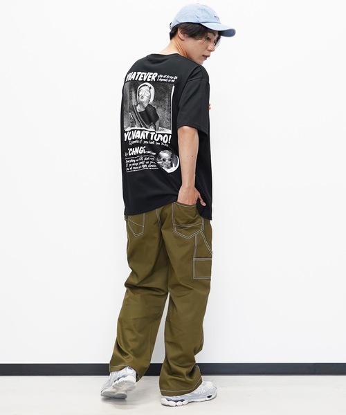 En serio TOKYO（エンソリオトーキョー）の「グラフィックプリントTシャツ（Tシャツ/カットソー・メンズ・ホワイト系その他2/ブラック系その他/ブラック系その他2/ホワイト系その他・MEDIUM/LARGE）」の6枚目の写真