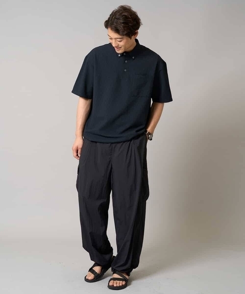 a.v.v(アーヴェヴェ)の「【軽量】ワイドシルエットイージーカーゴパンツ(その他パンツ・メンズ・ブラック/ネイビー・46/48)」の16枚目の写真