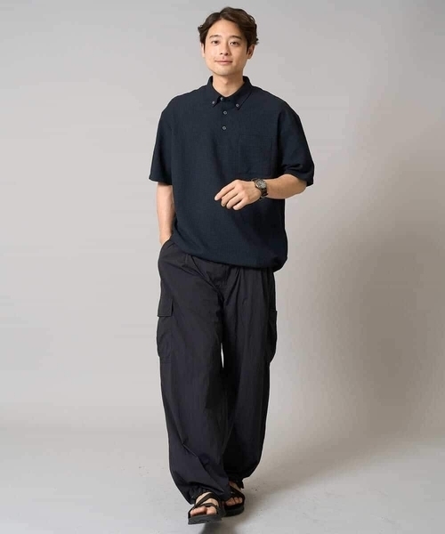 a.v.v(アーヴェヴェ)の「【軽量】ワイドシルエットイージーカーゴパンツ(その他パンツ・メンズ・ブラック/ネイビー・46/48)」の17枚目の写真