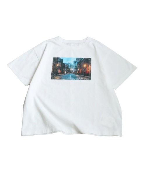 antiqua(アンティカ)の「ロゴフォトプリントTシャツ(Tシャツ/カットソー・レディース・ブラック系その他/ホワイト系その他/ブラック/ホワイト・R/P)」の18枚目の写真