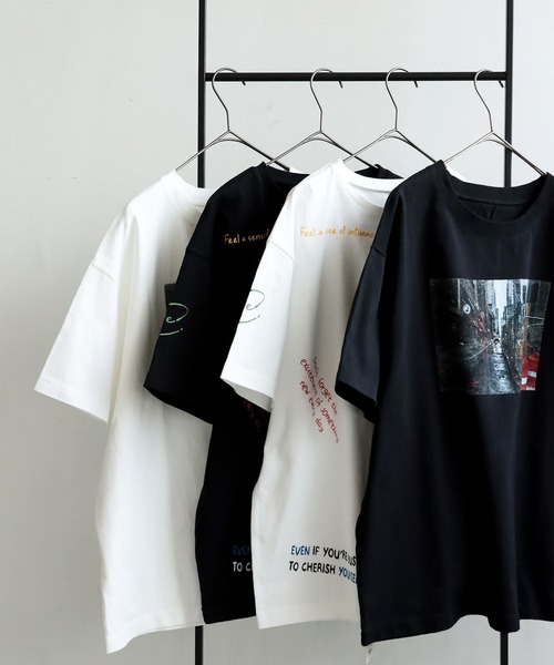 antiqua(アンティカ)の「ロゴフォトプリントTシャツ(Tシャツ/カットソー・レディース・ブラック系その他/ホワイト系その他/ブラック/ホワイト・R/P)」の15枚目の写真