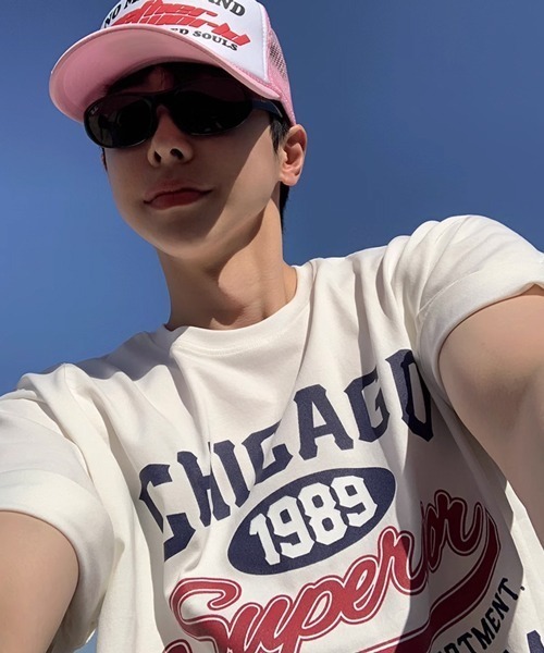 NOWLE(ノウル)の「【NOWLE】ヴィンテージ風 1989 シカゴ プリント 半袖 Tシャツ(Tシャツ/カットソー・メンズ・ホワイト・LARGE/MEDIUM/X-LARGE)」の15枚目の写真