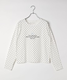 repipi armario（レピピ アルマリオ）の「【girly line】トキメキアソートロンＴ（Tシャツ/カットソー）」