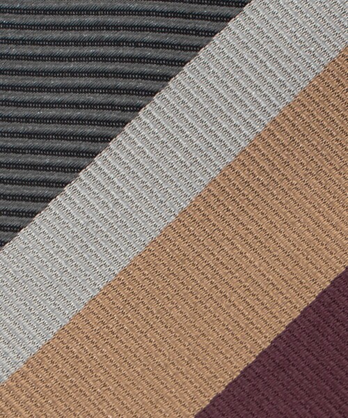 FRANCO BASSI（フランコバッシ）の「＜FRANCO BASSI＞レジメンタル ネクタイ 4（ネクタイ・メンズ・グレー系/ネイビー・FREE）」の6枚目の写真