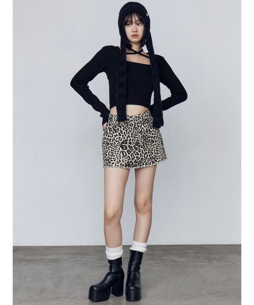 EMODA（エモダ）の「ラウンドサイドゴアブーツ（ブーツ・レディース・ブラウン/ブラック・LARGE/MEDIUM/SMALL）」の7枚目の写真