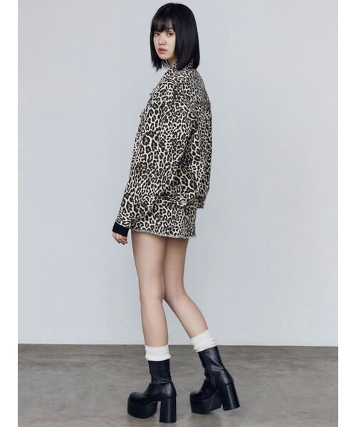 EMODA（エモダ）の「ラウンドサイドゴアブーツ（ブーツ・レディース・ブラウン/ブラック・LARGE/MEDIUM/SMALL）」の9枚目の写真