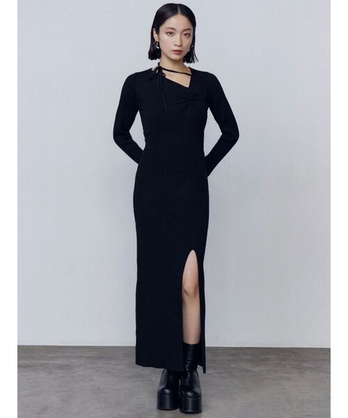 EMODA(エモダ)の「ラウンドサイドゴアブーツ(ブーツ・レディース・ブラウン/ブラック・LARGE/MEDIUM/SMALL)」の4枚目の写真