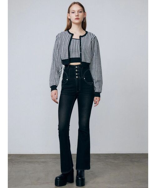 EMODA(エモダ)の「ラウンドサイドゴアブーツ(ブーツ・レディース・ブラウン/ブラック・LARGE/MEDIUM/SMALL)」の9枚目の写真