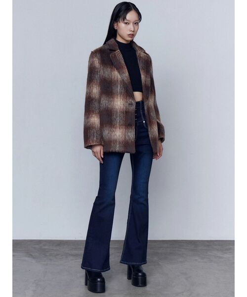 EMODA(エモダ)の「ラウンドサイドゴアブーツ(ブーツ・レディース・ブラウン/ブラック・LARGE/MEDIUM/SMALL)」の16枚目の写真