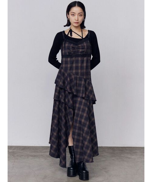 EMODA(エモダ)の「ラウンドサイドゴアブーツ(ブーツ・レディース・ブラウン/ブラック・LARGE/MEDIUM/SMALL)」の22枚目の写真