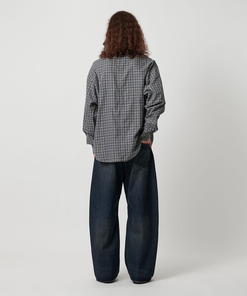 MONKEY TIME（モンキータイム）の「ダブルガーゼ チェック シャツ（シャツ/ブラウス・メンズ・ライラック/ダークグレー・XL/L/M/S）」の16枚目の写真