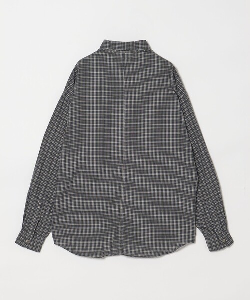 MONKEY TIME（モンキータイム）の「ダブルガーゼ チェック シャツ（シャツ/ブラウス・メンズ・ライラック/ダークグレー・XL/L/M/S）」の19枚目の写真