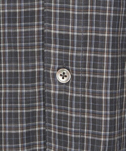 MONKEY TIME（モンキータイム）の「ダブルガーゼ チェック シャツ（シャツ/ブラウス・メンズ・ライラック/ダークグレー・XL/L/M/S）」の20枚目の写真