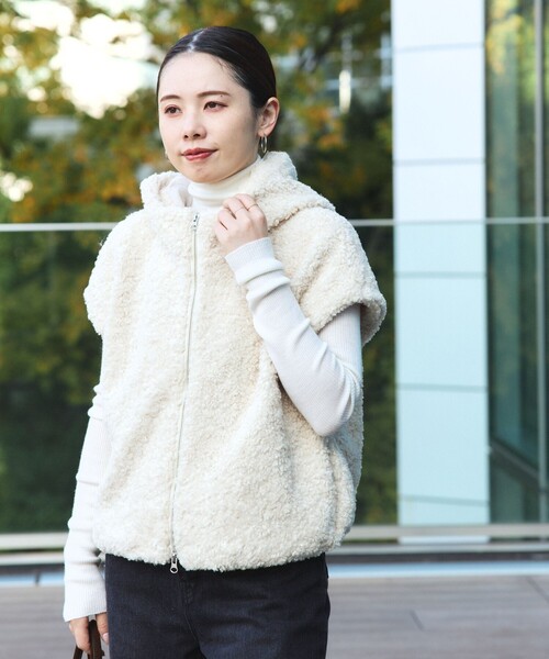 フード ボアベスト（ベスト）｜BEAMS HEART（ビームスハート）の