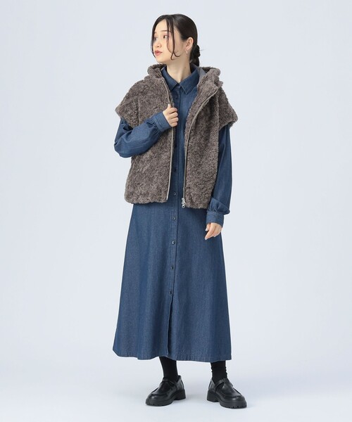 フード ボアベスト（ベスト）｜BEAMS HEART（ビームスハート）の