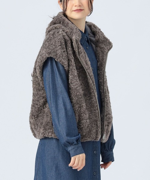 フード ボアベスト（ベスト）｜BEAMS HEART（ビームスハート）の