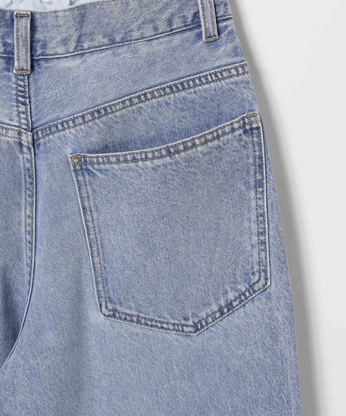 LEPSIM（レプシィム）の「Wウエストデニムパンツ　495915（デニムパンツ・レディース・インディゴブルー/ブルー・FREE）」の5枚目の写真