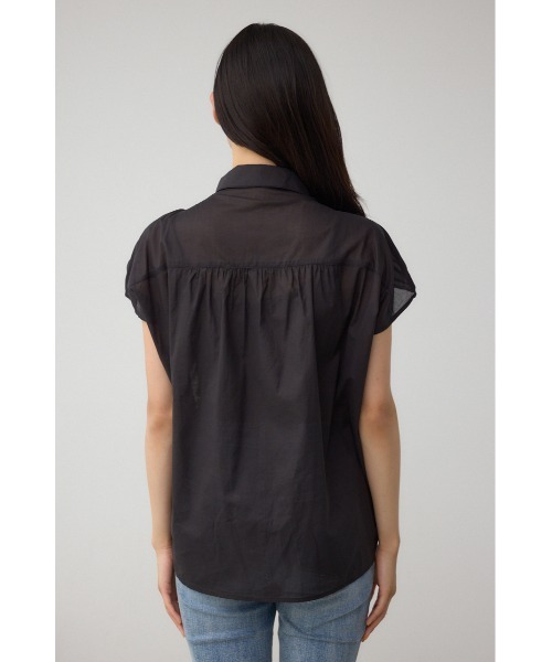 AZUL by moussy(アズールバイマウジー)の「C/T冷感 ドロストブラウス(シャツ/ブラウス・レディース・ブラック/オフホワイト/ブラック系その他・FREE)」の17枚目の写真