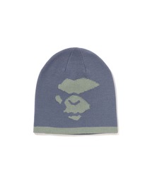 A BATHING APE(AxCVOGCv)MAD FACE KNIT CAP(nbg)