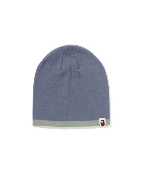 A BATHING APE（アベイシングエイプ）の「MAD FACE KNIT CAP（ハット・メンズ・バーガンディー/サックスブルー/ブラック・FREE）」の5枚目の写真