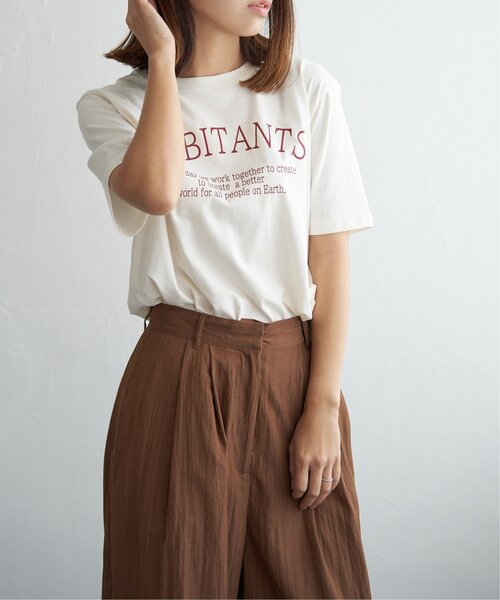 notch.(ノッチ)の「スーピマ HABITANTS Tシャツ(Tシャツ/カットソー・レディース・ブラック/ホワイト/ライトグレー・M)」の11枚目の写真
