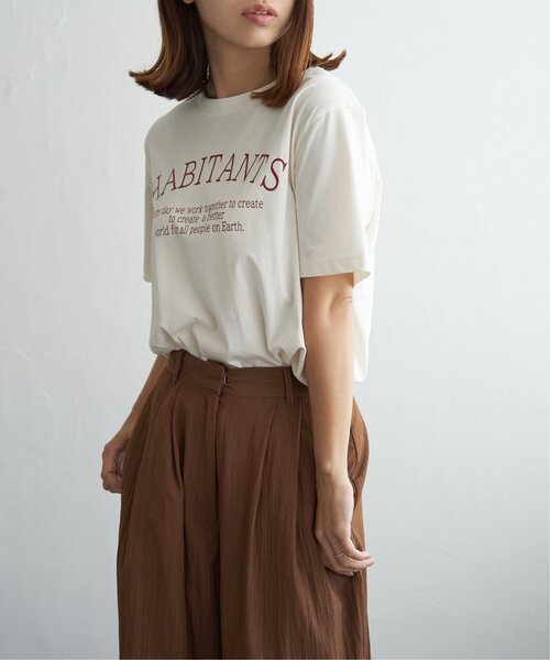 notch.(ノッチ)の「スーピマ HABITANTS Tシャツ(Tシャツ/カットソー・レディース・ブラック/ホワイト/ライトグレー・M)」の13枚目の写真