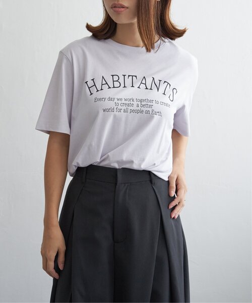 notch.(ノッチ)の「スーピマ HABITANTS Tシャツ(Tシャツ/カットソー・レディース・ブラック/ホワイト/ライトグレー・M)」の18枚目の写真